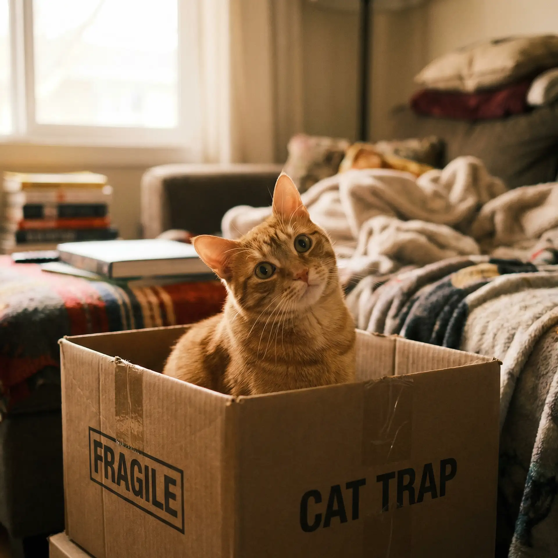 橘猫躲在纸箱里 - 我的娘家我的婆大结局