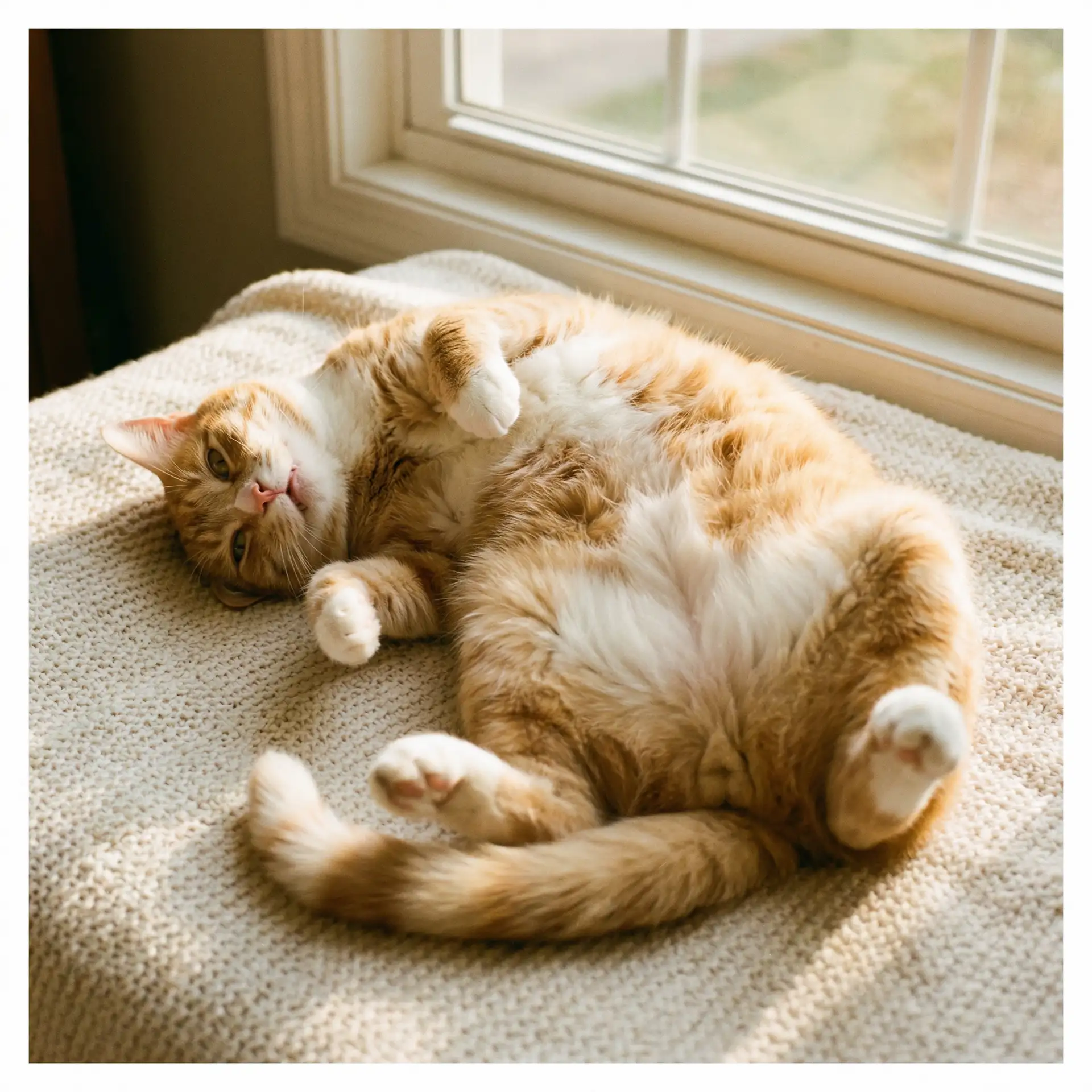 猫咪仰躺露出肚皮 - 我的娘家我的婆大结局